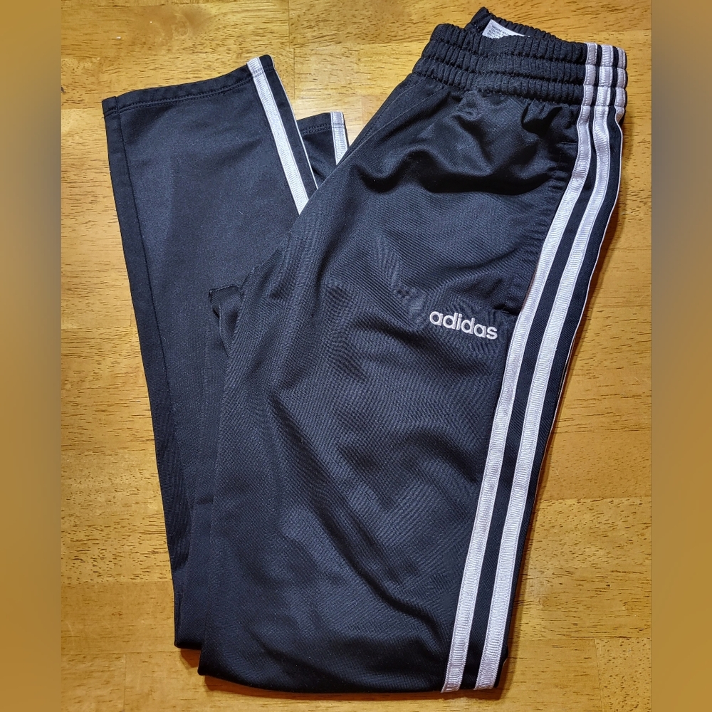 ADIDAS ATHLETIC SPORTSWEAR JOGGER/PANTS WOMEN'S SZ LG 14T BLK GRT COND